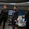Supergirl -- "Back From The Future Ð Part Two" -- Image Number: SPG512b_0311r.jpg -- Pictured (L-R): Chyler Leigh as Alex Danvers, Jeremy Jordan as Winn Schott and Jesse Rath as Brainiac-5 -- Photo: Sergei Bachlakov/The CW -- © 2020 The CW Network, LLC. All rights reserved.