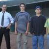 SURVIVING JACK: Frankie (Connor Buckley, second from L), Mikey (Tyler Foden, third from L) and   George (Kevin Hernandez, R) ask Jack (Christopher Meloni, L) to coach them for varsity baseball tryouts in the &quot;Gonna Make You Sweat&quot; episode of SURVIVING JACK airing Thursday, April 3 (9:30-10:00 PM ET/PT) on FOX. &#xa9;2014 Fox Broadcasting Co. CR: Carin Baer/FOX