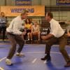 SURVIVING JACK: Jack (Christopher Meloni, R) takes on the wrestling coach (guest star Neil Flynn, L) in the &quot;She Drives Me Crazy&quot; episode of SURVIVING JACK airing Thursday, May 1 (9:30-10:00 PM ET/PT) on FOX. &#xa9;2014 Fox Broadcasting Co. CR: Erica Parise/FOX