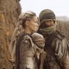 The 100 -- "Many Happy Returns" -- Image: HU204a_0635 -- Pictured (L-R): Luvia Peterson as Sienne, Finn Wolfhard as Zoran, andChad Riley as Osias -- Photo: Katie Yu/The CW -- ÃÂ© 2014 The CW Network, LLC. All Rights Reserved