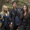 The 100 -- "Human Trials" -- Image: HU205a_0026 -- Pictured (L-R): Eliza Taylor as Clarke, Bob Morley as Bellamy, and Marie Avgeropoulos as Octavia -- Photo: Carole Segal/The CW -- ÃÂ© 2014 The CW Network, LLC. All Rights Reserved
