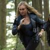 The 100 -- "Human Trials" -- Image: HU205a_0092 -- Pictured (L-R): Eliza Taylor as Clarke and Marie Avgeropoulos as Octavia -- Photo: Carole Segal/The CW -- ÃÂ© 2014 The CW Network, LLC. All Rights Reserved