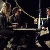The 100 -- " Fog of War " -- Image: HU206A_0406 -- Pictured (L-R): Eliza Taylor as Clarke, Richard Harmon as Murphy, and Thomas McDonell as Finn -- Photo: Cate Cameron/The CW -- ÃÂ© 2014 The CW Network, LLC. All Rights Reserved