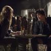 The 100 -- " Fog of War " -- Image: HU206A_0445 -- Pictured (L-R): Eliza Taylor as Clarke and Bob Morley as Bellamy -- Photo: Cate Cameron/The CW -- ÃÂ© 2014 The CW Network, LLC. All Rights Reserved