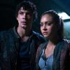 The 100 -- "Spacewalker" -- Image: HU208a_0067 -- Pictured (L-R): Bob Morley as Bellamy and Lindsey Morgan as Raven -- Photo: Diyah Pera/The CW -- ÃÂ© 2014 The CW Network, LLC. All Rights Reserved