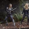 The 100 -- "Survival of the Fittest" -- Image: HU210A_0308 -- Pictured (L-R): Alycia Debnam-Carey as Lexa and Eliza Taylor as Clarke -- Photo: Cate Cameron/The CW -- ÃÂ© 2015 The CW Network, LLC. All Rights Reserved