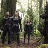 The 100 -- "Survival of the Fittest" -- Image: HU210B_00222 -- Pictured (L-R from center): Alycia Debnam-Carey as Lexa and Eliza Taylor as Clarke -- Photo: Cate Cameron/The CW -- ÃÂ© 2015 The CW Network, LLC. All Rights Reserved