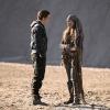 The 100 -- "Rubicon" -- Image: HU212A_0366 -- Pictured (L-R): Richard Harmon as Murphy and Luisa D\'Oliveira as Emori -- Photo: Katie Yu/The CW -- ÃÂ© 2015 The CW Network, LLC. All Rights Reserved