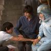 The 100 -- "Resurrection" -- Image: HU213A_0252 -- Pictured (L-R): Chris Larkin as Monty, Devon Bostick as Jasper, and Eve Harlow as Maya -- Photo: Cate Cameron/The CW -- ÃÂ© 2015 The CW Network, LLC. All Rights Reserved