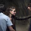 The 100 -- "Blood Must Have Blood, Part Two" -- Image HU216B_0344 -- Pictured (L-R): Marie Avgeropoulos as Octavia and Devon Bostick as Jasper -- Credit: Cate Cameron/The CW -- ÃÂ© 2015 The CW Network, LLC. All Rights Reserved