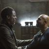 The 100 -- "Hakeldama" -- Image HU305b_0061 -- Pictured (L-R): Isaiah Washington as Jaha and Michael Beach as Pike -- Credit: Cate Cameron/The CW -- ÃÂ© 2016 The CW Network, LLC. All Rights Reserved