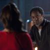 The 100 -- "Bitter Harvest" -- Image HU306a_0429 -- Pictured (L-R): Erica Cerra as Alie and Isaiah Washington as Jaha -- Credit: Diyah Pera/The CW -- ÃÂ© 2016 The CW Network, LLC. All Rights Reserved
