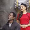 The 100 -- "Fallen" -- Image HU310a_0228 -- Pictured (L-R): Isaiah Washington as Jaha and Erica Cerra as Alie -- Credit: Bettina Strauss/The CW -- ÃÂ© 2016 The CW Network, LLC. All Rights Reserved