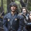 The 100 -- "Fallen" -- Image HU310b_0143 -- Pictured (L-R): Bob Morley as Bellamy, Henry Ian Cusick as Kane, and Marie Avgeropoulos as Octavia -- Credit: Bettina Strauss/The CW -- ÃÂ© 2016 The CW Network, LLC. All Rights Reserved