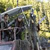 The 100 -- "A Lie Guarded" -- Image HU404b_0022 -- Pictured (L-R): Richard Harmon as Murphy and Luisa D\'Oliveira as Emori -- Credit: Bettina Strauss/The CW -- ÃÂ© 2017 The CW Network, LLC. All Rights Reserved