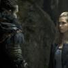 The 100 -- "The Tinder Box" -- Image HU405b_0118 -- Pictured (L-R): Zachary McGowan as Roan and Eliza Taylor as Clarke-- Credit: Katie Yu/The CW -- ÃÂ© 2017 The CW Network, LLC. All Rights Reserved