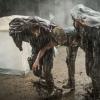 The 100 -- "Gimme Shelter" -- Image HU407b_0230 -- Pictured (L-R): Bob Morley as Bellamy and Henry Ian Cusick as Kane -- Credit: Diyah Pera/The CW -- ÃÂ© 2017 The CW Network, LLC. All Rights Reserved