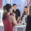 The 100 -- "God Complex" -- Image HU408b_0362 -- Pictured (L-R): Lindsey Morgan as Raven, Sachin Sahel as Jackson, Paige Turco as Abby, and Eliza Taylor as Clarke -- Credit: Dean Buscher/The CW -- ÃÂ© 2017 The CW Network, LLC. All Rights Reserved