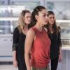The 100 -- "God Complex" -- Image HU408b_0466 -- Pictured (L-R): Eliza Taylor as Clarke, Lindsey Morgan as Raven, and Paige Turco as Abby -- Credit: Dean Buscher/The CW -- ÃÂ© 2017 The CW Network, LLC. All Rights Reserved