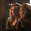 The 100 -- "DNR" -- Image HU410b_0214 -- Pictured (L-R): Eliza Taylor as Clarke and Paige Turco as Abby -- Credit: Jeff Weddell /The CW -- ÃÂ© 2017 The CW Network, LLC. All Rights Reserved