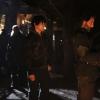 The 100 -- "Die All, Die Merrily" -- Image HU410b_0213 -- Pictured (L-R): Bob Morley as Bellamy, Henry Ian Cusick as Kane, and Marie Avgeropoulos as Octavia -- Credit: Bettina Strauss/The CW -- ÃÂ© 2017 The CW Network, LLC. All Rights Reserved