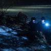 The 100 -- "Praimfaya" -- Image HU413b_0265 -- Pictured (L-R): Chris Larkin as Monty and Richard Harmon as Murphy -- Credit: Diyah Pera/The CW -- ÃÂ© 2017 The CW Network, LLC. All Rights Reserved