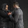 The 100 -- "Shifting Sands" -- Image Number: HUN505a_0147.jpg -- Pictured (L-R): Jarod Joseph as Nathan and Sachin Sahel as Dr. Eric Jackson -- Photo: Katie Yu/The CW --  ÃÂ© 2018 The CW Network, LLC. All rights reserved.