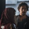 The 100 -- "Shifting Sands" -- Image Number: HUN505a_0253.jpg -- Pictured (L-R): Marie Avgeropoulos as Octavia and Bob Morley as Bellamy -- Photo: Katie Yu/The CW --  ÃÂ© 2018 The CW Network, LLC. All rights reserved.