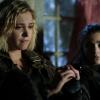 The 100 -- "The Dark Year" -- Image Number: HU511a_0240.jpg -- Pictured (L-R): Eliza Taylor as Clarke and Lola Flanery as Madi -- Photo: Robert Falconer/The CW -- ÃÂ© 2018 The CW Network, LLC. All rights reserved.
