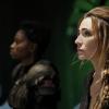 The 100 -- "The Dark Year" -- Image Number: HU511b_0238.jpg -- Pictured (L-R): Adina Porter as Indra and Jessica Harmon as Niylah -- Photo: Robert Falconer/The CW -- ÃÂ© 2018 The CW Network, LLC. All rights reserved.