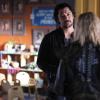 The 100 -- "Red Sun Rising" -- Image Number: HU602a_0012b.jpg -- Pictured (L-R): Bob Morley as Bellamy and Eliza Taylor as Clarke -- Photo: Robert Falconer/The CW -- ÃÂ© 2019 The CW Network, LLC. All rights reserved.