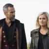 The 100 -- "The Children of Gabriel" -- Image Number: HU603a_0050b.jpg -- Pictured (L-R): JR Bourne as Russel VII and Eliza Taylor as Clarke  -- Photo: Diyah Pera/The CW -- ÃÂ© 2019 The CW Network, LLC. All rights reserved.