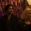 The 100 -- "Memento Mori" -- Image Number: HU606a_0604r.jpg -- Pictured (L-R): Bob Morley as Bellamy and Eliza Taylor as Clarke -- Photo: Michael Courtney/The CW -- © 2019 The CW Network, LLC. All rights reserved.
