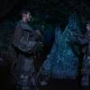 The 100 -- "Memento Mori" -- Image Number: HU606b_0029r.jpg -- Pictured (L-R): Chuku Modu as Xavier and Ivana Milicevic as Diyoza -- Photo: Jack Rowand/The CW -- © 2019 The CW Network, LLC. All rights reserved.