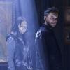 The 100 -- "Matryoshka" -- Image Number: HU610a_0200b.jpg -- Pictured (L-R): Luisa D\'Oliveira as Emori and Richard Harmon as Murphy -- Photo: Diyah Pera/The CW -- © 2019 The CW Network, LLC. All rights reserved.