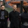 The 100 -- "Matryoshka" -- Image Number: HU610b_0079b.jpg -- Pictured (L-R): JR Bourne as Russell VII and Tattiawna Jones as Simone -- Photo: Diyah Pera/The CW -- © 2019 The CW Network, LLC. All rights reserved.
