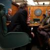 THE AMERICANS -- The Oath -- Episode 12 (Airs Wednesday, April 24, 10:00 pm e/p) -- Pictured: (L-R) Noah Emmerich as FBI Agent Stan Beeman, Richard Thomas as FBI Agent Gadd, Tonye Patano as Viola -- CR: Craig Blankenhorn/FX