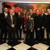 THE AMERICANS -- Season 2 Premiere Event -- 2/24/14, NY, NY -- Pictured: (L-R) Joel Fields, Executive Producer; Joe Weisberg, Creator/Executive Producer; Noah Emmerich; Keri Russell; Susan Misner; Keidrich Sellati; Matthew Rhys; Richard Thomas; Graham Yost, Executive Producer; Darryl Frank, Executive Producer.  CR. Jeffrey Neira/FX
