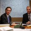 THE AMERICANS -- "The Deal" -- Episode 5 (Airs Wednesday, March 26, 10:00 PM e/p) -- Pictured: (L-R) Richard Thomas as Agent Gadd, Noah Emmerich as Stan Beeman -- CR: Craig Blankenhorn/FX