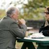 THE AMERICANS -- "Tchaikovsky" -- Season 6, Episode 2 (Airs Wednesday, April 4, 10:00 pm/ep) -- Pictured: (l-r) Reed Birney as McCleesh, Keri Russell as Elizabeth Jennings. CR: Patrick Harbron/FX