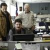 THE BRIDGE - Pictured: (L-R) Demian Bichir as Marco Ruiz, Johnny Dowers as Det. Tim Cooper, Ted Levine as Lt. Hank Wade, Diane Kruger as Sonya Cross. CR: FX Network