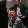 THE BRIDGE - "Maria of the Desert" - Episode 4 (Airs, Wednesday, July 31, 10:00 pm e/p) Pictured: (L-R) David Meunier as Agent Ralph Gedman, Mathew Lillard as Daniel Frye, Demian Bechir as Marco Ruiz. CR: Byron Cohen/FX Network