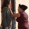 THE BRIDGE - "The Beast" - Episode 5 (Airs, Wednesday, August 7, 10:00 pm e/p) Pictured: (L-R) Annabeth Gish as Charlotte Millwright, Amla Martinez as Graciela Rivera. CR: Byron Cohen/FX Network