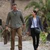 THE BRIDGE - "ID" - Episode 6 (Airs, Wednesday, August 14, 10:00 pm e/p) Pictured: (L-R): Matthew Lillard as Daniel Frye, Emily Rios as Adriana Mendez. CR: Byron Cohen/FX Network