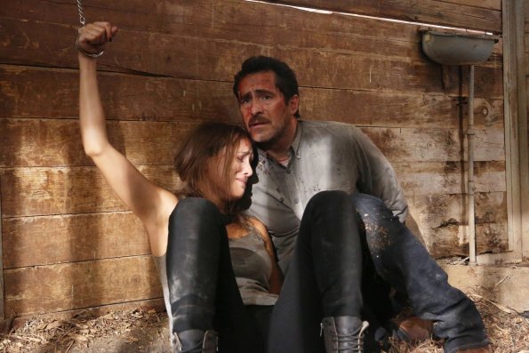 THE BRIDGE - "Quetzalcoatl" - Episode 12 (Airs; Wednesday; September 24; 10:00 pm e/p) Pictured: (L-R) Jeny Pellicer as Romina Cerisola, Demian Bichir as Marco Ruiz. CR: Byron Cohen/FX Network