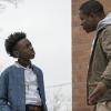 Alex Hibbert as Kevin and Jason Mitchell as Brandon in THE CHI (Season 1, Episode 01 ). - Photo: Matt Dinerstein/SHOWTIME - Photo ID: THECHI_101_2120.R.jpg