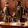 THE CODE will have a special premiere on Tuesday, April 9 (9:00-10:00 PM, ET/PT) before it moves into its regular Monday time period on April 15 (9:00-10:00 PM, ET/PT), after MAGNUM P.I. completes its season order. THE CODE is a drama about the military\'s brightest minds who take on our country\'s toughest legal challenges, inside the courtroom and out, in the only law office in the world where every attorney is trained as a prosecutor, a defense lawyer, an investigator - and a Marine. Pictured (L-R)   Luke Mitchell as Captain John "Abe" Abraham and Ato Essandoh as Major Trey Ferry  Photo: Mark Schafer/CBSÃÂ©2018 CBS Broadcasting, Inc. All Rights Reserved