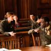 THE CODE will have a special premiere on Tuesday, April 9 (9:00-10:00 PM, ET/PT) before it moves into its regular Monday time period on April 15 (9:00-10:00 PM, ET/PT), after MAGNUM P.I. completes its season order. THE CODE is a drama about the military\'s brightest minds who take on our country\'s toughest legal challenges, inside the courtroom and out, in the only law office in the world where every attorney is trained as a prosecutor, a defense lawyer, an investigator - and a Marine. Pictured (L-R)   Anna Wood as Captain Maya Dobbins and Ato Essandoh as Major Trey Ferry  Photo: Mark Schafer/CBSÃÂ©2018 CBS Broadcasting, Inc. All Rights Reserved