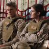 THE CODE will have a special premiere on Tuesday, April 9 (9:00-10:00 PM, ET/PT) before it moves into its regular Monday time period on April 15 (9:00-10:00 PM, ET/PT), after MAGNUM P.I. completes its season order. THE CODE is a drama about the military\'s brightest minds who take on our country\'s toughest legal challenges, inside the courtroom and out, in the only law office in the world where every attorney is trained as a prosecutor, a defense lawyer, an investigator - and a Marine. Pictured (L-R) Luke Mitchell as Captain John "Abe" Abraham and  Anna Wood as Captain Maya Dobbins   Photo: Mark Schafer/CBSÃÂ©2018 CBS Broadcasting, Inc. All Rights Reserved