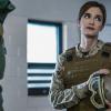 "P.O.G." -- Captains John Abraham and Maya Dobbins head to a war zone when they are assigned to opposite sides of the courtroom in the case of Marine charged with abandoning his post during combat, resulting in the deaths of three soldiers. Also, Major Trey Ferry must iron out a diplomatic spat, and Lt. Harper Li works to balance her duties to the Corps with planning her wedding, on THE CODE, Monday, April 15 (9:00-10:00 PM, ET/PT) on the CBS Television Network.  Pictured Anna Wood as Captain Maya Dobbins   Photo: Best Possible Screen Grab/CBS 2018 CBS Broadcasting, Inc. All Rights Reserved
